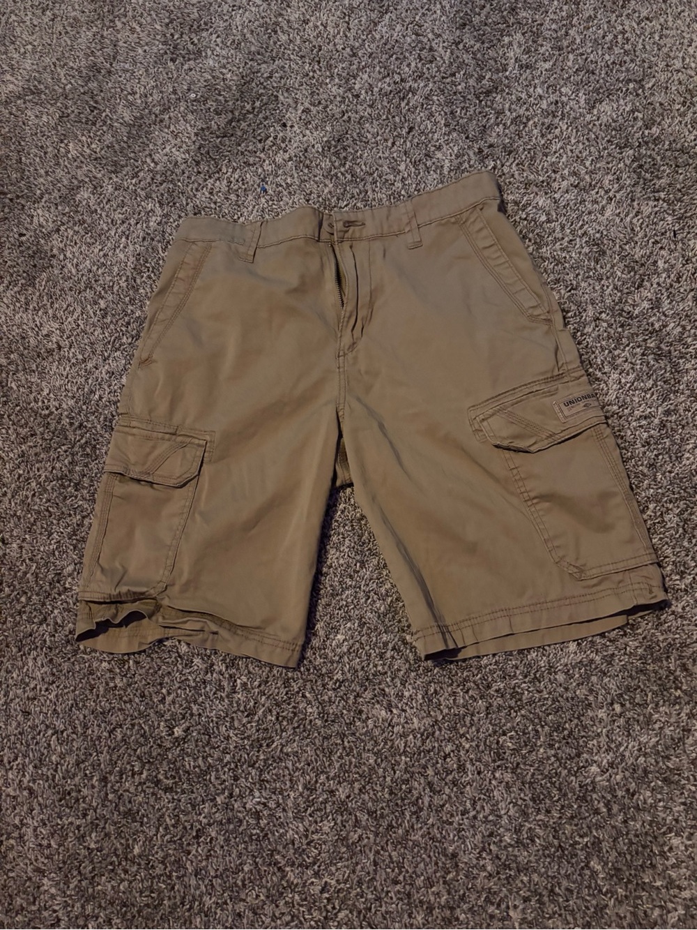 Men's Cargo Shorts in Olive Green